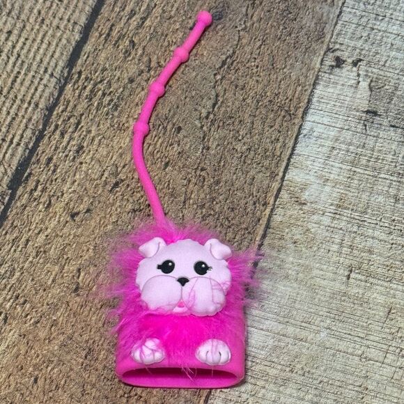 Bath & Body Works Pocketbac Pink Fuzzy Dog. - Picture 1 of 3
